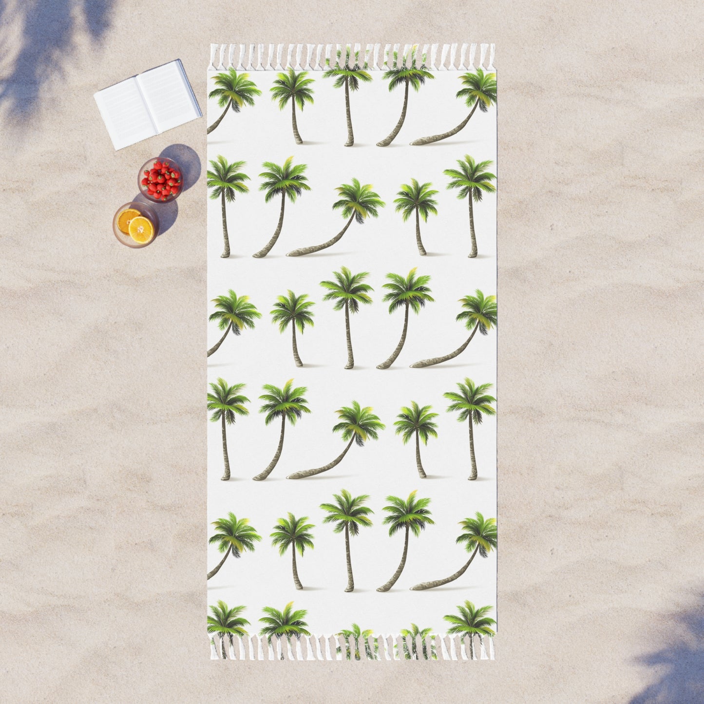 Boho Palm Tree Beach Blanket
