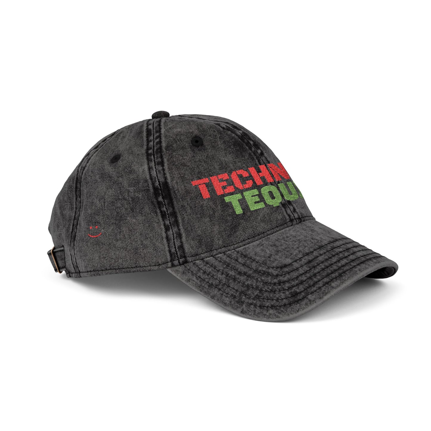 Vintage Techno & Tequila Embroidered Cap