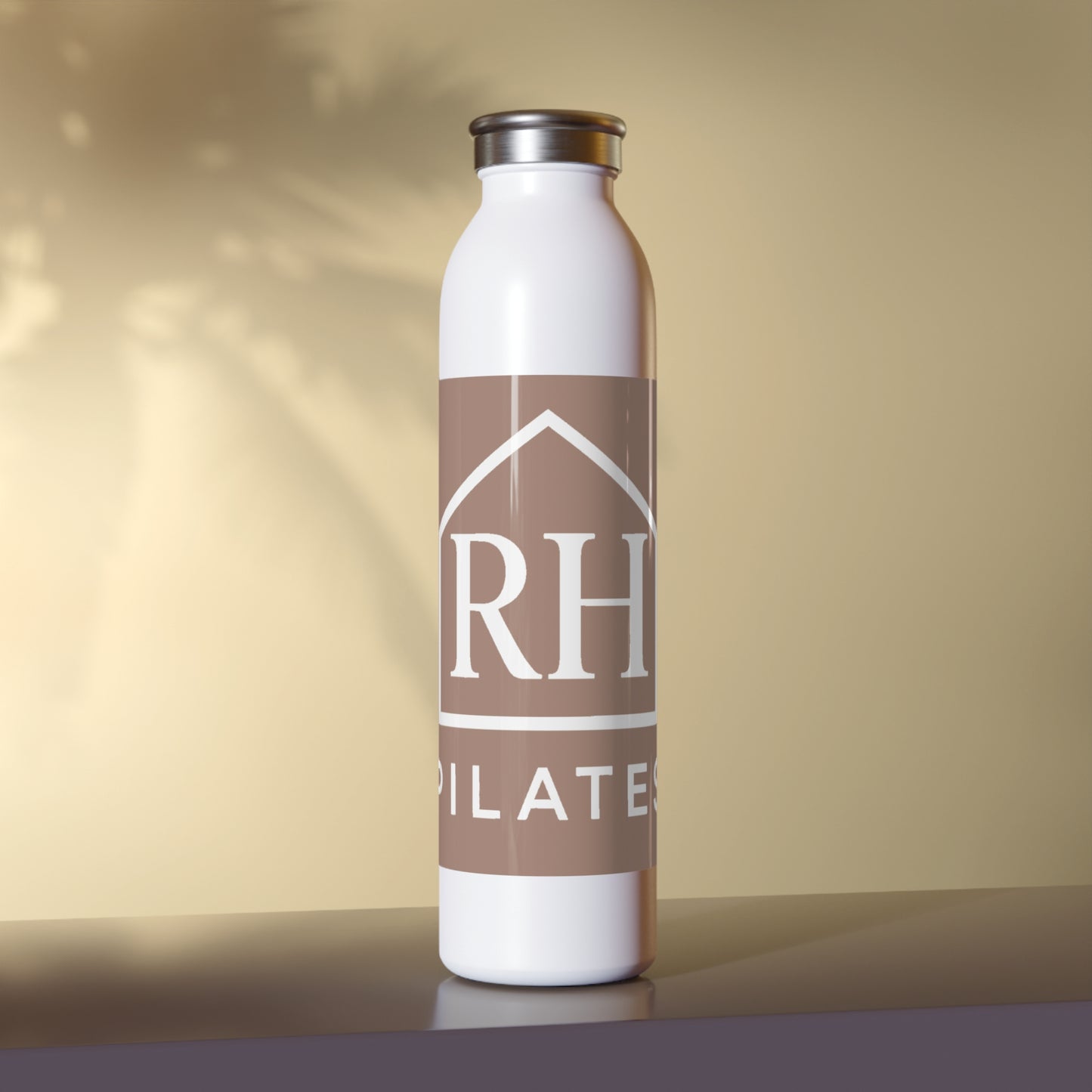 Slim Water Bottle with RH Pilates Design | Eco-Friendly Hydration