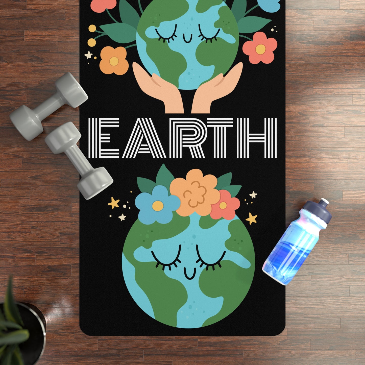 Eco-Friendly Mother Earth Rubber Yoga, Pilates, Exercise, Meditation, Fitness Mat