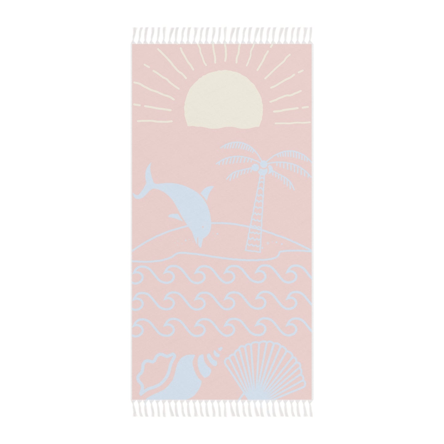 Boho Dolphin Beach Blanket