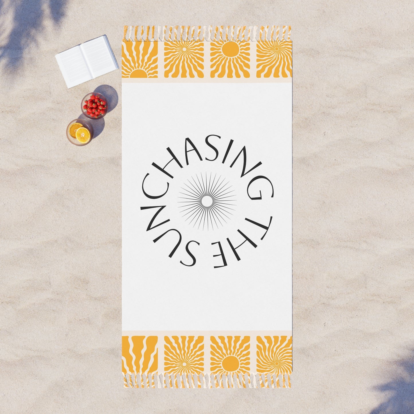 Boho Chasing the Sun Beach Blanket