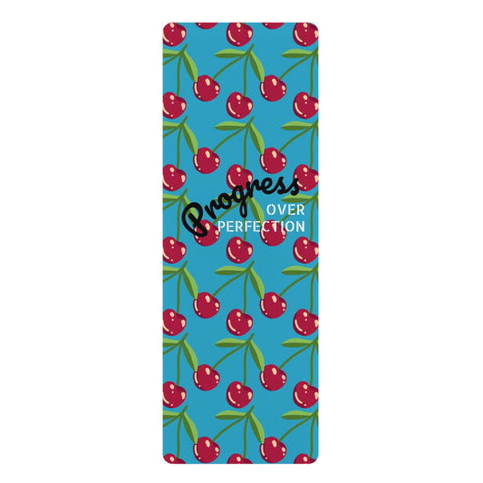 Cherry Blossom Rubber Yoga, Pilates, Exercise, Meditation, Fitness Mat