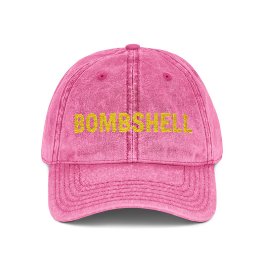 Vintage Bombshell Embroidered Cap