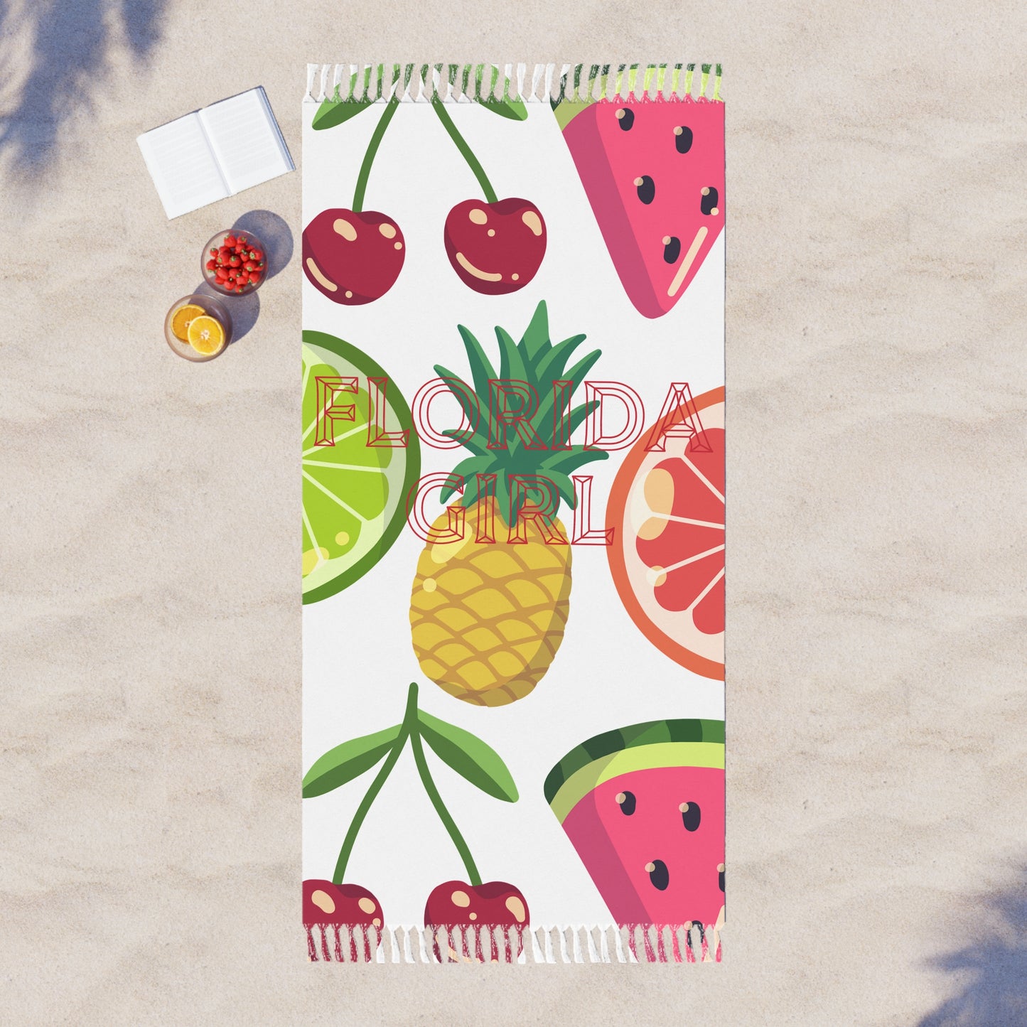 Boho Fruit Beach Blanket