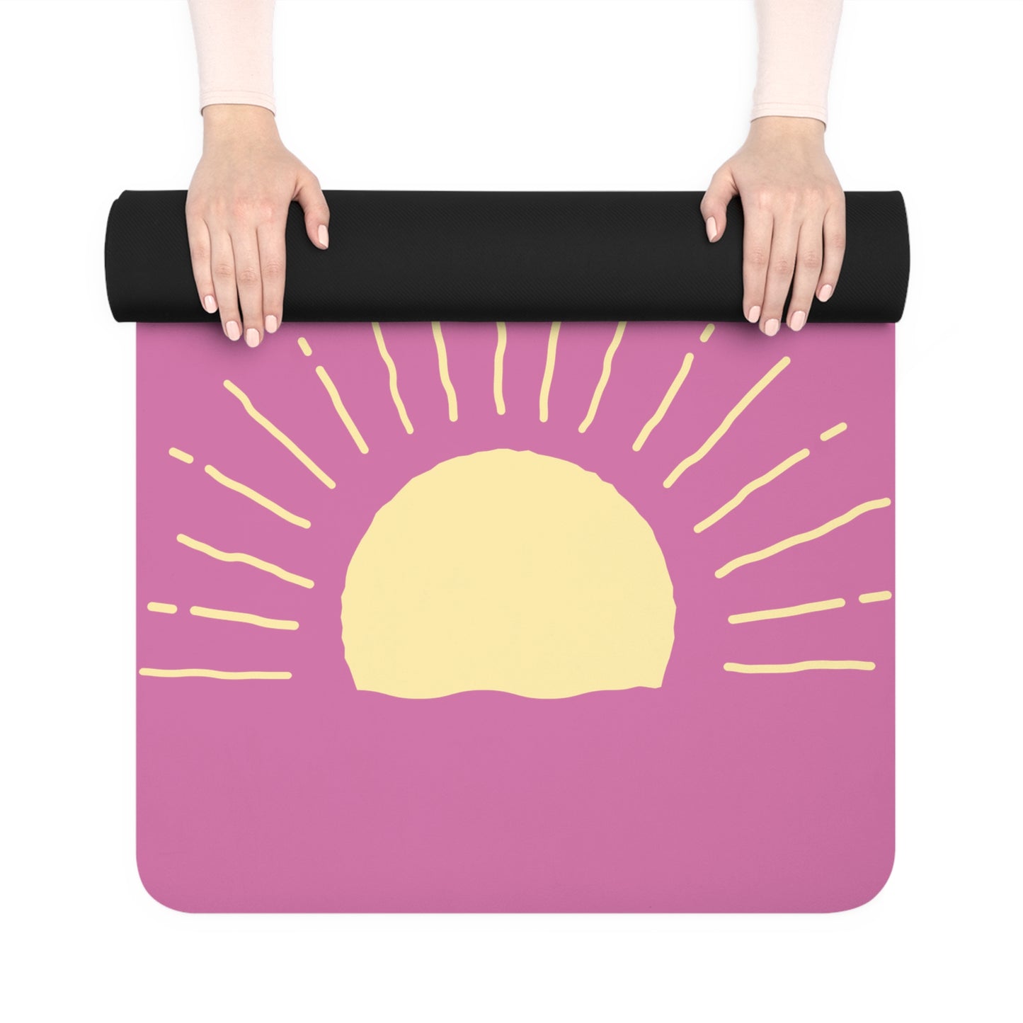 It's a New Day Rubber Yoga, Pilates, Exercise, Meditation, Fitness Mat