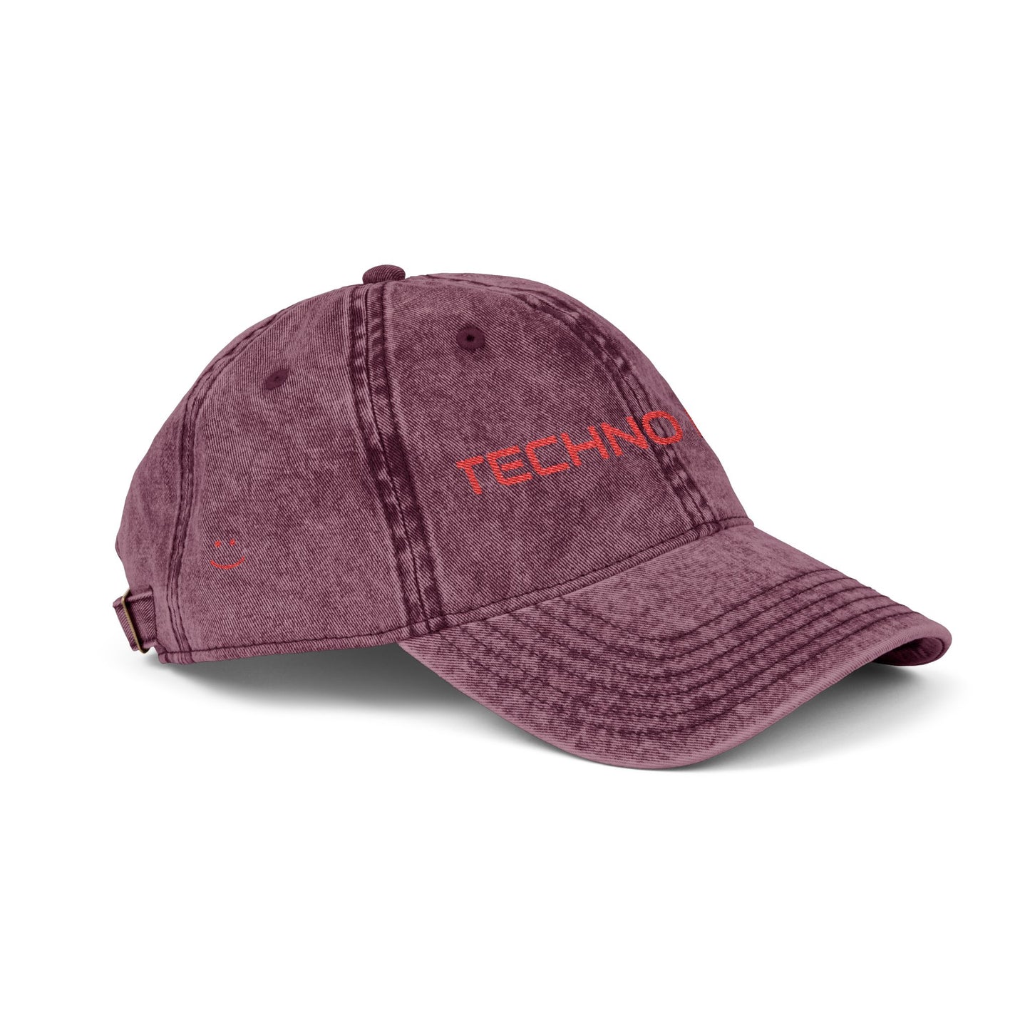 Vintage Techno Babe Embroidered Cap