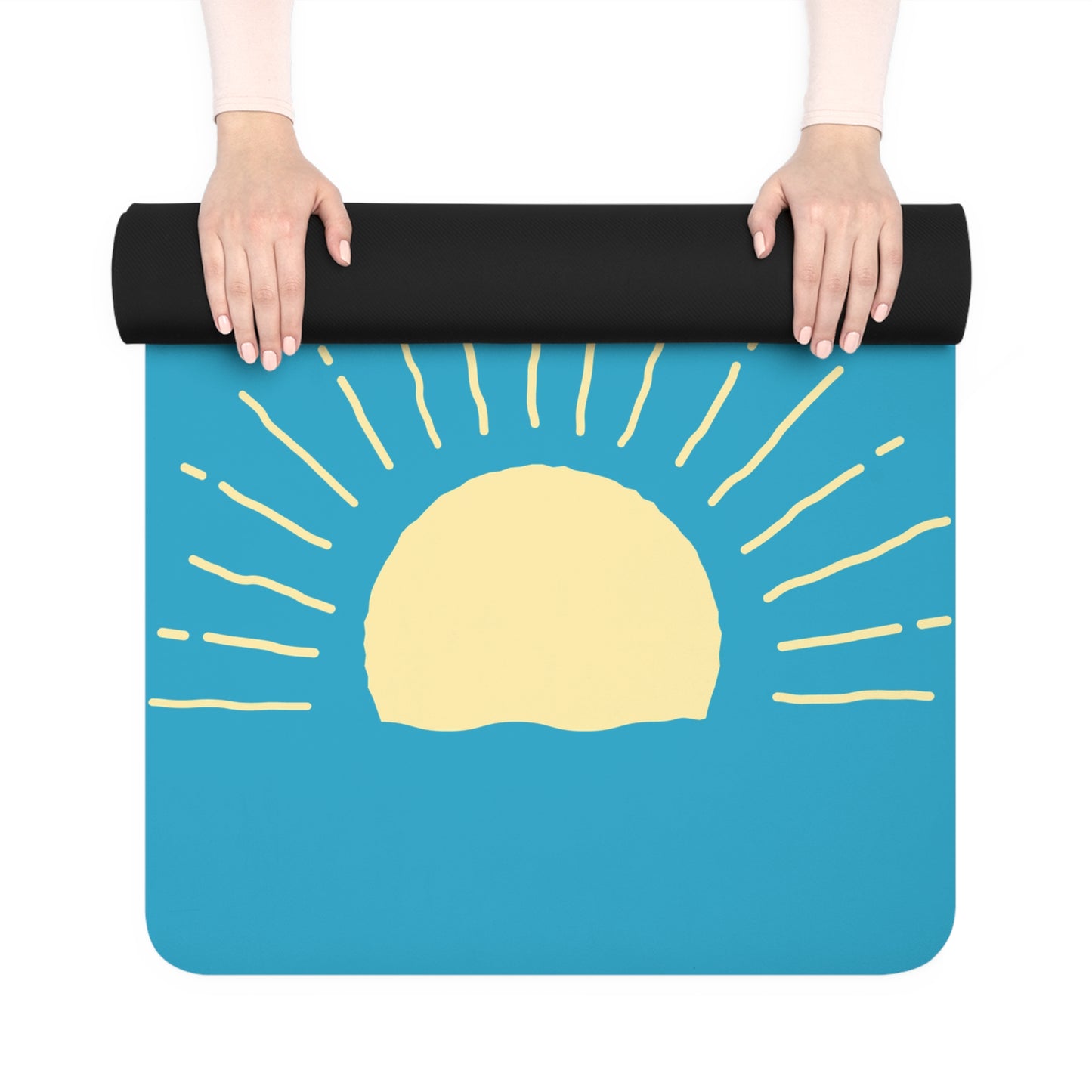 It's a New Day Rubber Yoga, Pilates, Exercise, Meditation, Fitness Mat