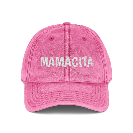 Vintage Mamacita Embroidered Cap