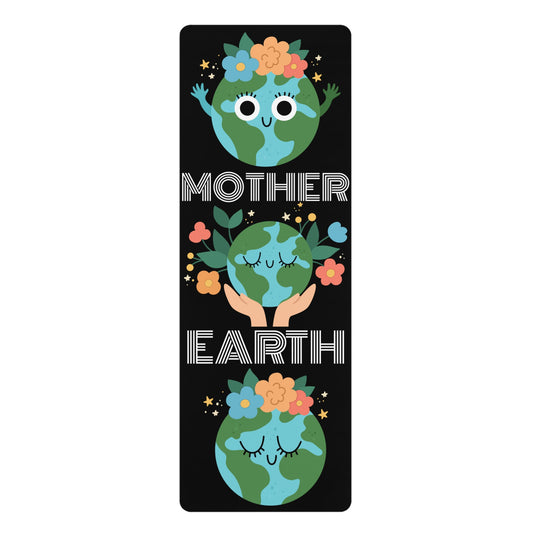 Eco-Friendly Mother Earth Rubber Yoga, Pilates, Exercise, Meditation, Fitness Mat