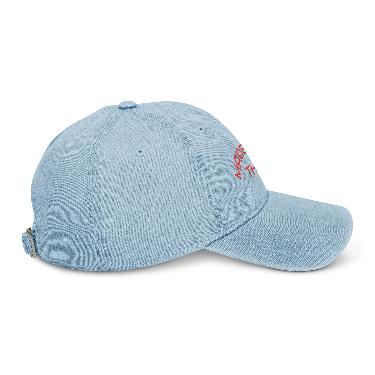 Made for This Embroidered Denim Hat